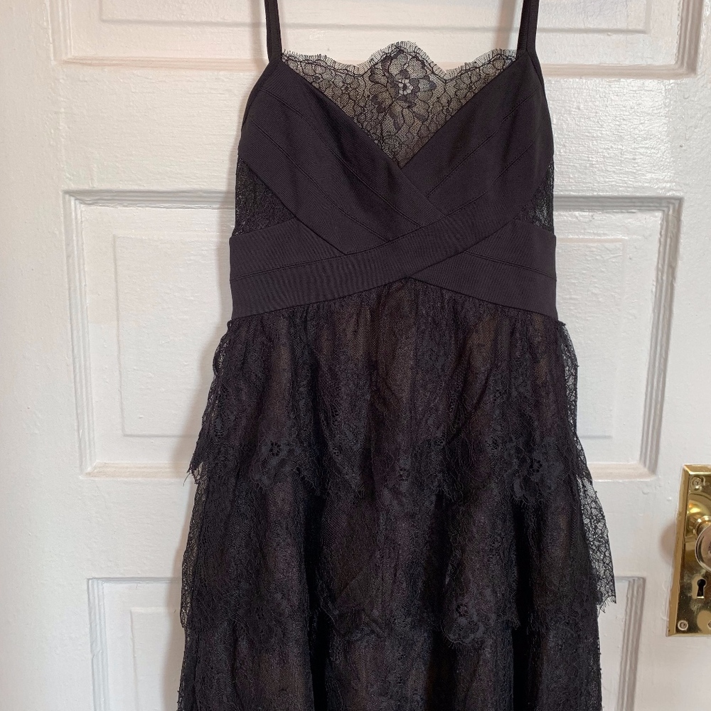 BCBG black lace cocktail dress - NWOT